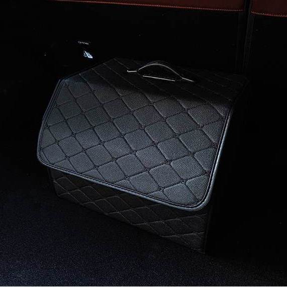 자동차 차량용 트렁크정리함 수납함 세차보관함 세차툴백 블랙스티치M