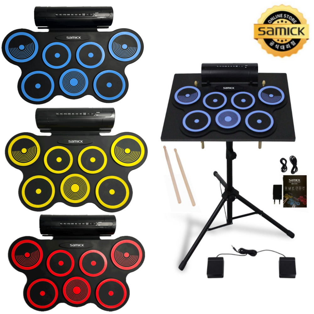 삼익전자드럼 가정용 연습드럼패드 SERD-1PLUS 스탠드 세트 븥루투스 기능 추가 제품 이미지