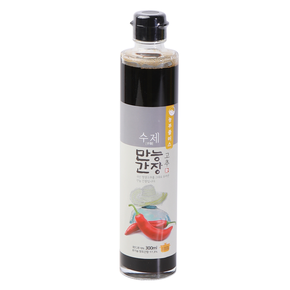 농부플러스 만능간장 고추간장 300ml - 상세 이미지 3