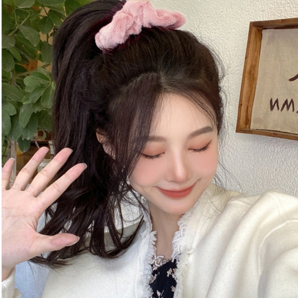 밍크 곱창 머리끈 헤어 끈 머리고무줄 7종세트 이미지 3
