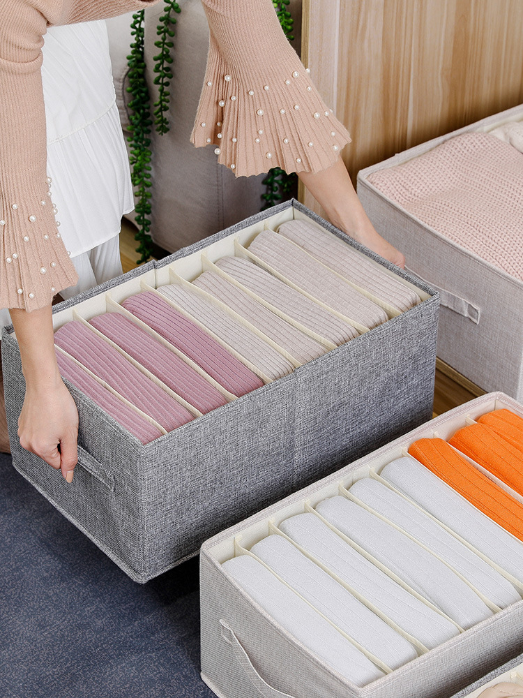 칸막이 옷정리함 패브릭 옷장정리함 칸칸이 드레스룸수납함 대형6칸