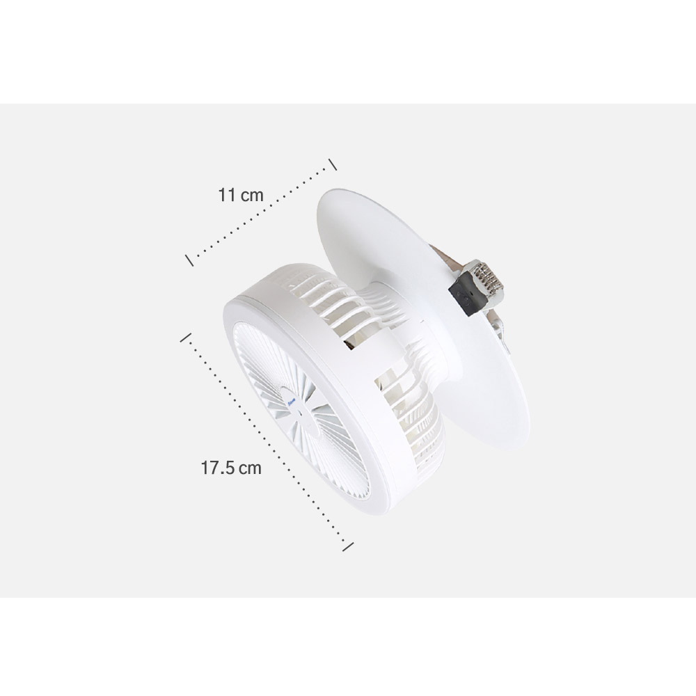 LED 필로워 선풍기 매입등 실링팬 저소음 천장형선풍기 거실 인테리어조명 거실등 - 상세 이미지 5