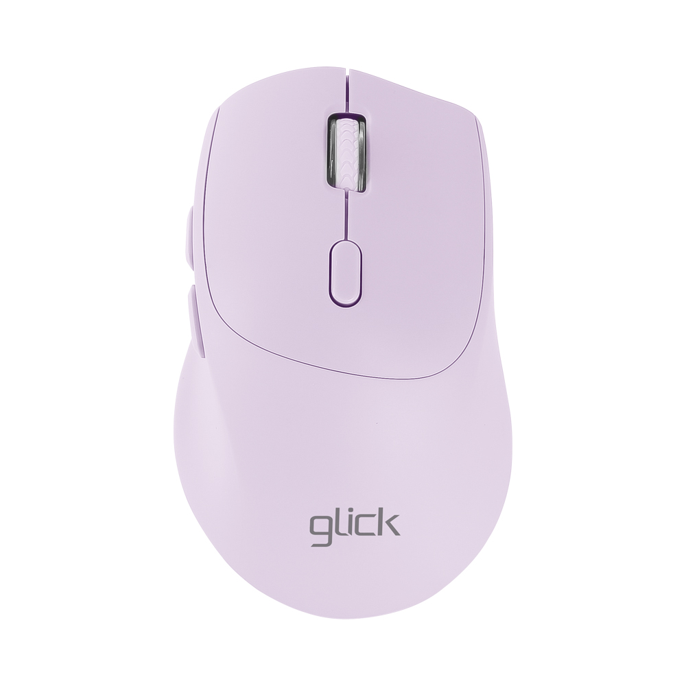 지클릭커 쓸떼많은 다쿠아즈 무소음 무선 블루투스 마우스 퍼플