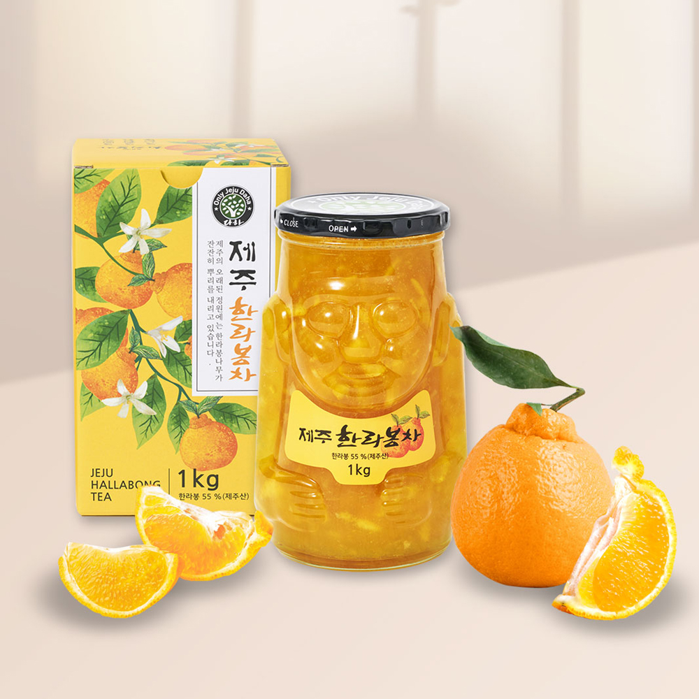 (제주특산) 제주산 한라봉차 1kg 한라봉청 과실차 - 메인 이미지