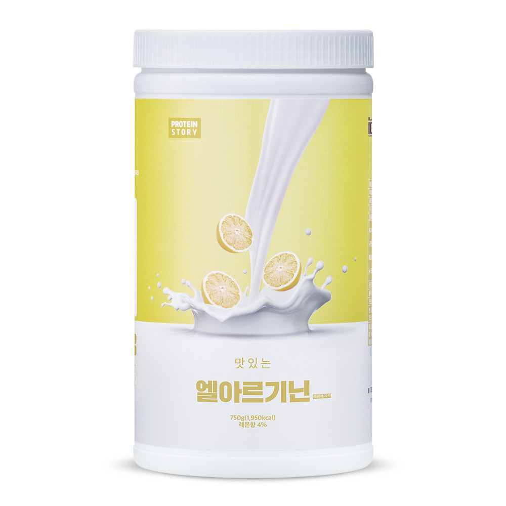 프로틴스토리 맛있는 L아르기닌 레몬에이드 750g 아르지닌 5000mg