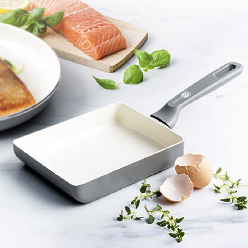 그린팬 멤피스 세라믹 논스틱 코팅 인덕션 데일리 계란말이 사각 프라이팬 18cm