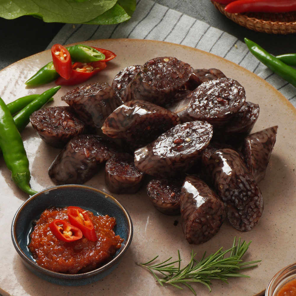 고추순대 볶음 토종순대 찹쌀 고기 옛날 고향