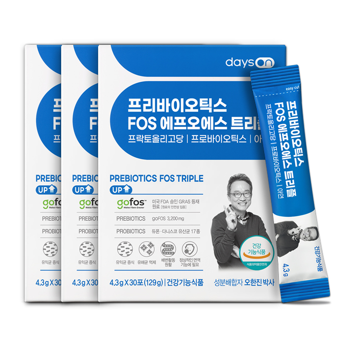 [쇼핑백 제공] 데이즈온 오한진 프리바이오틱스 FOS 트리플 3개월 - 상세 이미지 3