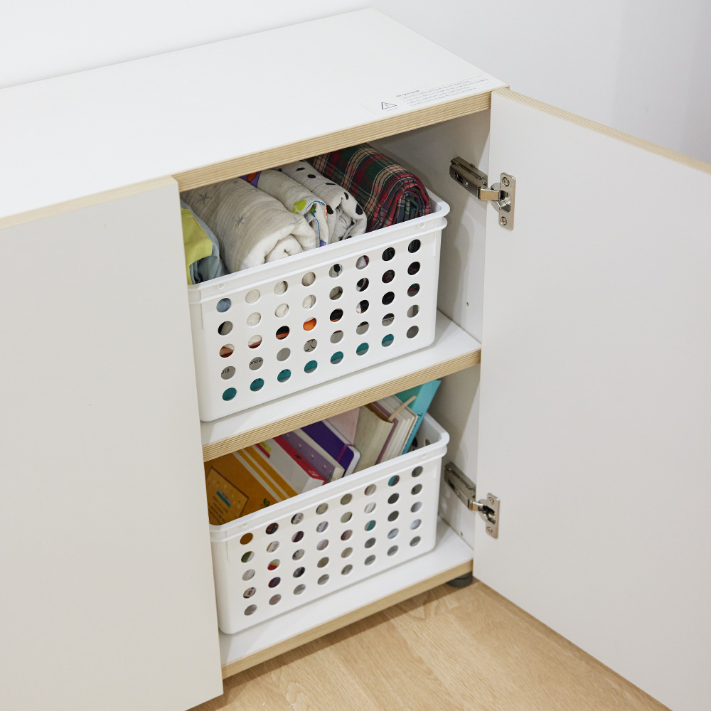 송송 수납바구니 3입 A4수납 정리 바스켓