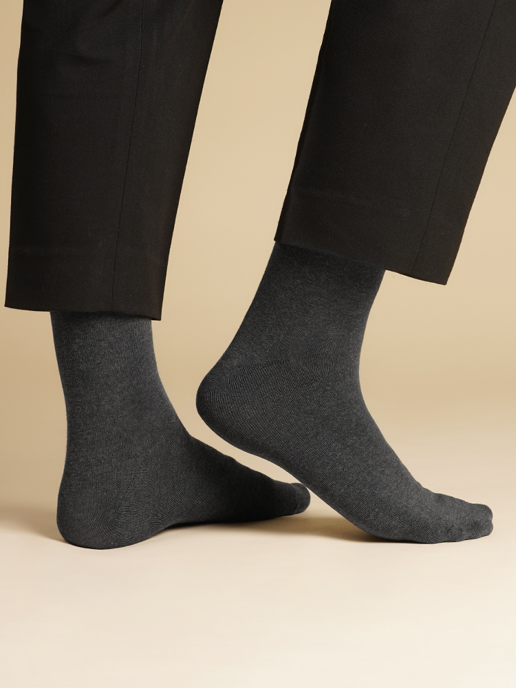 삭피엔스 남자 베이직 무지 정장 신사 양말 8켤레 세트 N배송