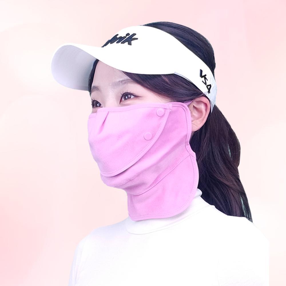 닥터체크 국내생산 겨울 방한용 볼커버 마스크 골프 자전거 얼굴햇빛가리개 겨울용 흡한속건 - 상세 이미지 2
