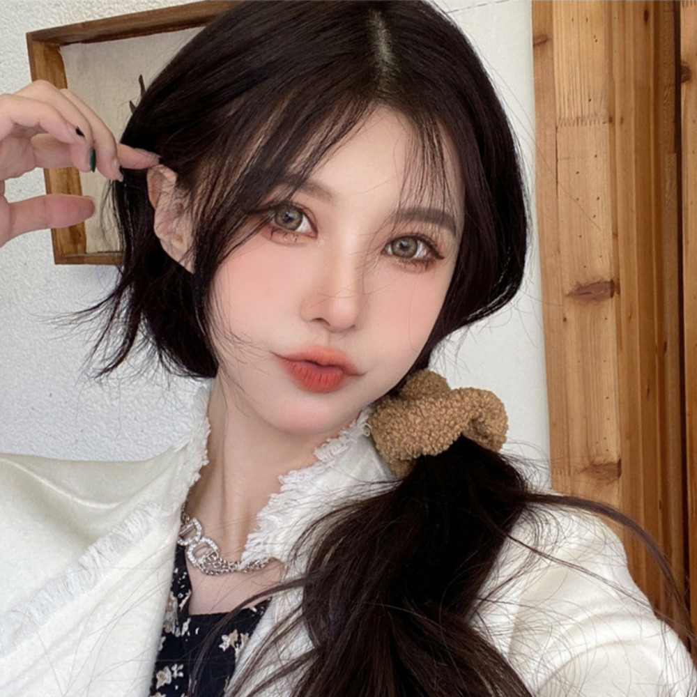 밍크 곱창 머리끈 헤어 끈 머리고무줄 7종세트 이미지 4
