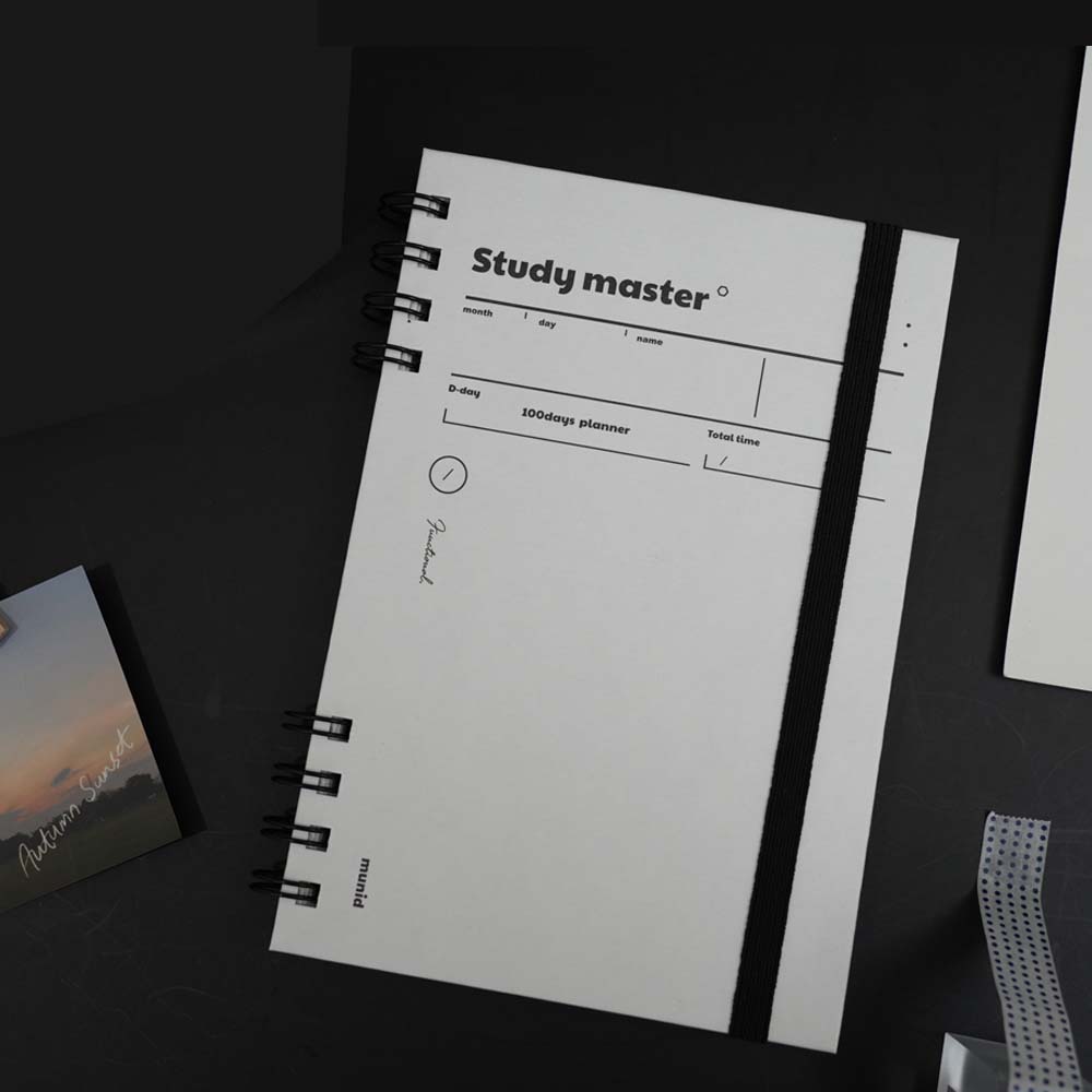 뮤니드 좌철 100일 스터디 플래너 (밴드형) 이미지 3
