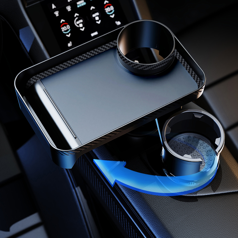 차량용 컵홀더 트레이 테이블 확장형 선반 멀티 - 상세 이미지 2