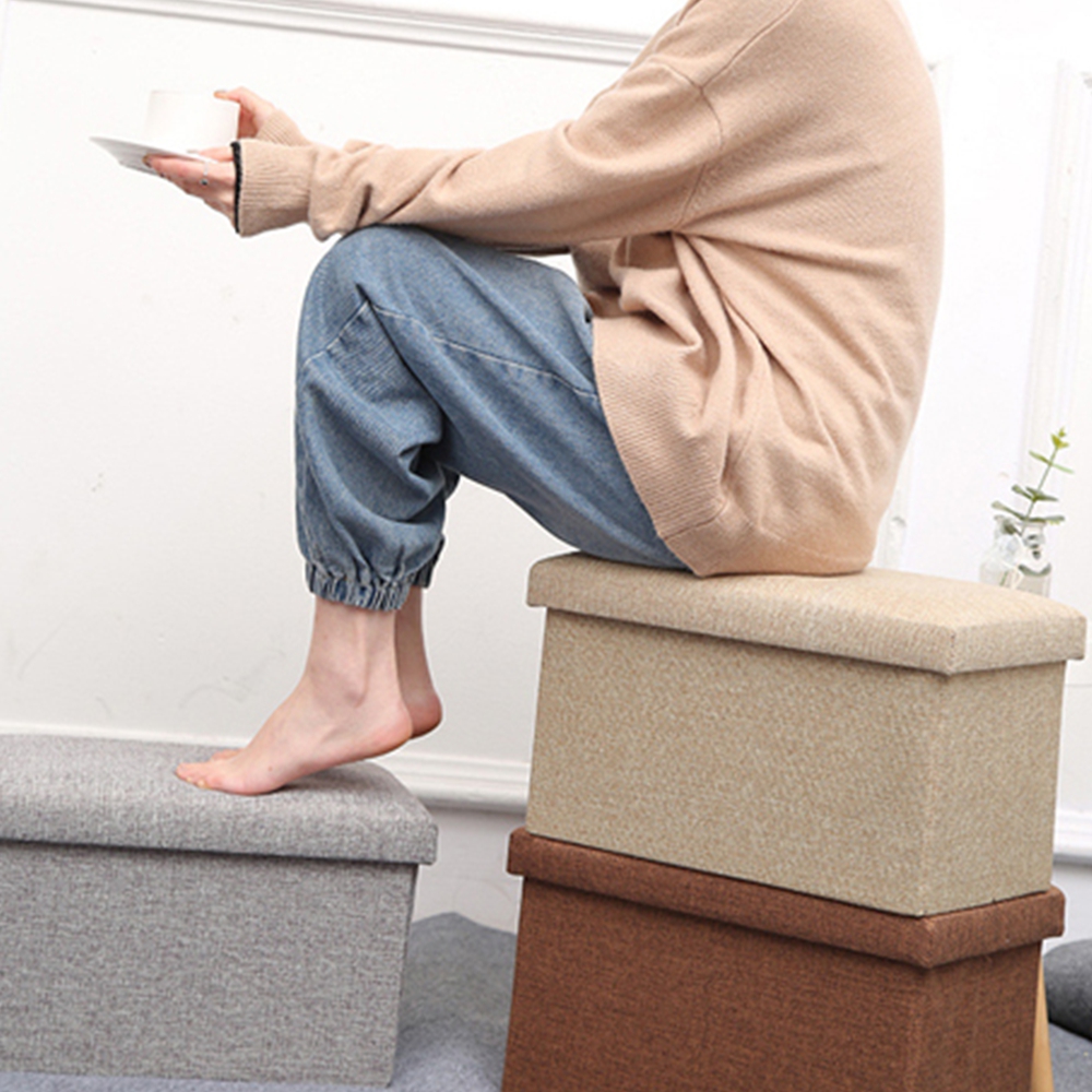접이식정리함 패브릭폴딩박스 수납함보관함상자 침대밑수납장 이미지 8