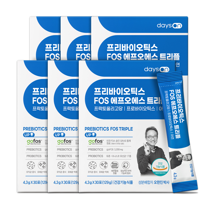 [쇼핑백 제공] 데이즈온 오한진 프리바이오틱스 FOS 트리플 6개월 - 상세 이미지 3