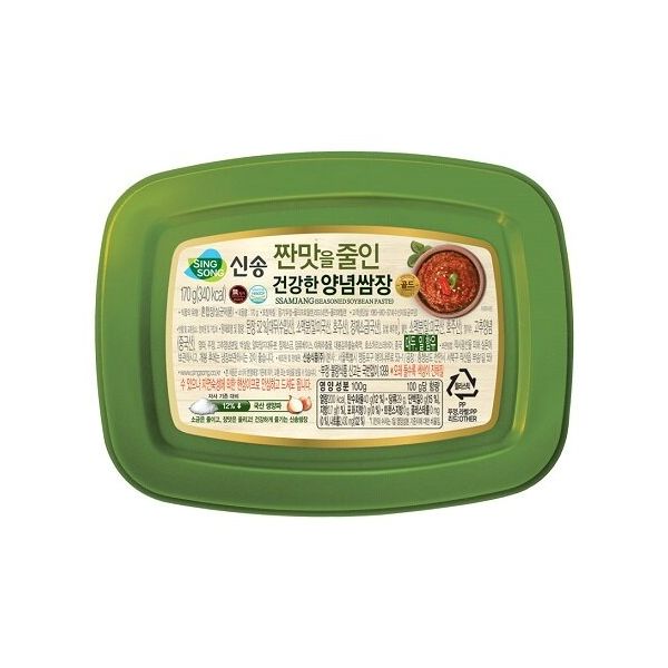 신송 짠맛줄인 건강한 양념쌈장 170g : 만그루의 멀티샵
