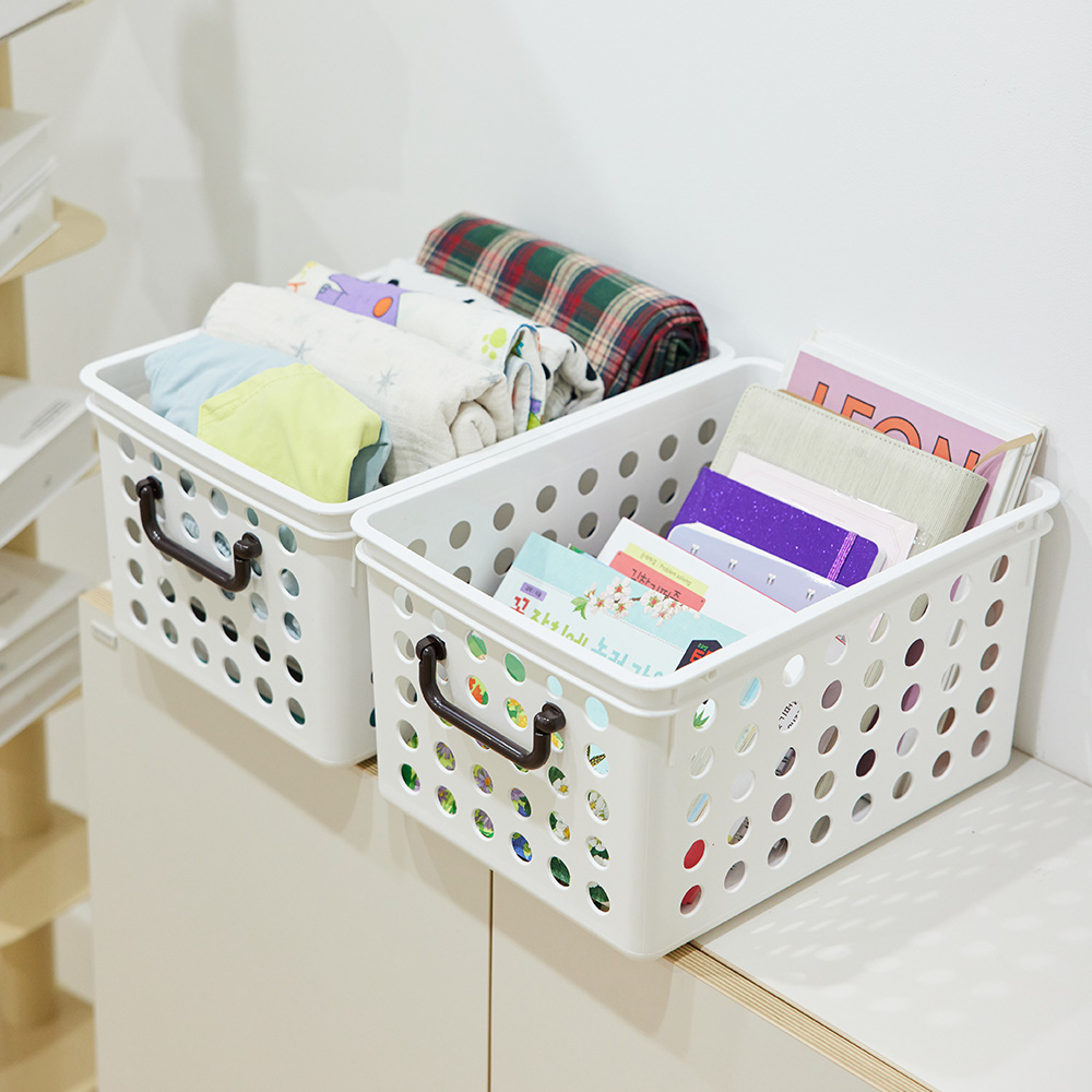 송송 수납바구니 3입 A4수납 정리 바스켓