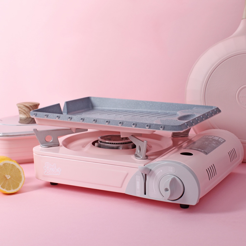 휴대용 가스버너 핑크 썬터치 고화력 버너 브루스타