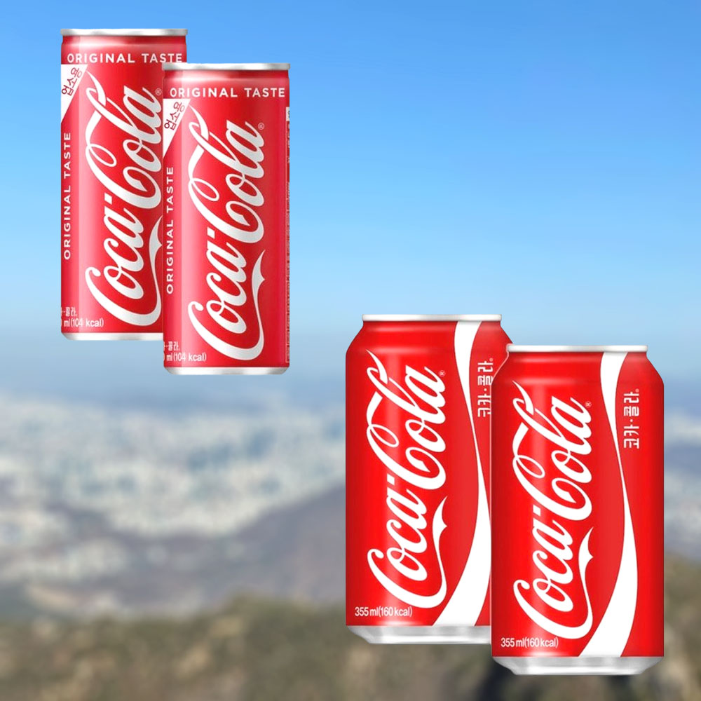 업소용 청량 코카콜라 슬릭 뚱캔 시원한 탄산음료