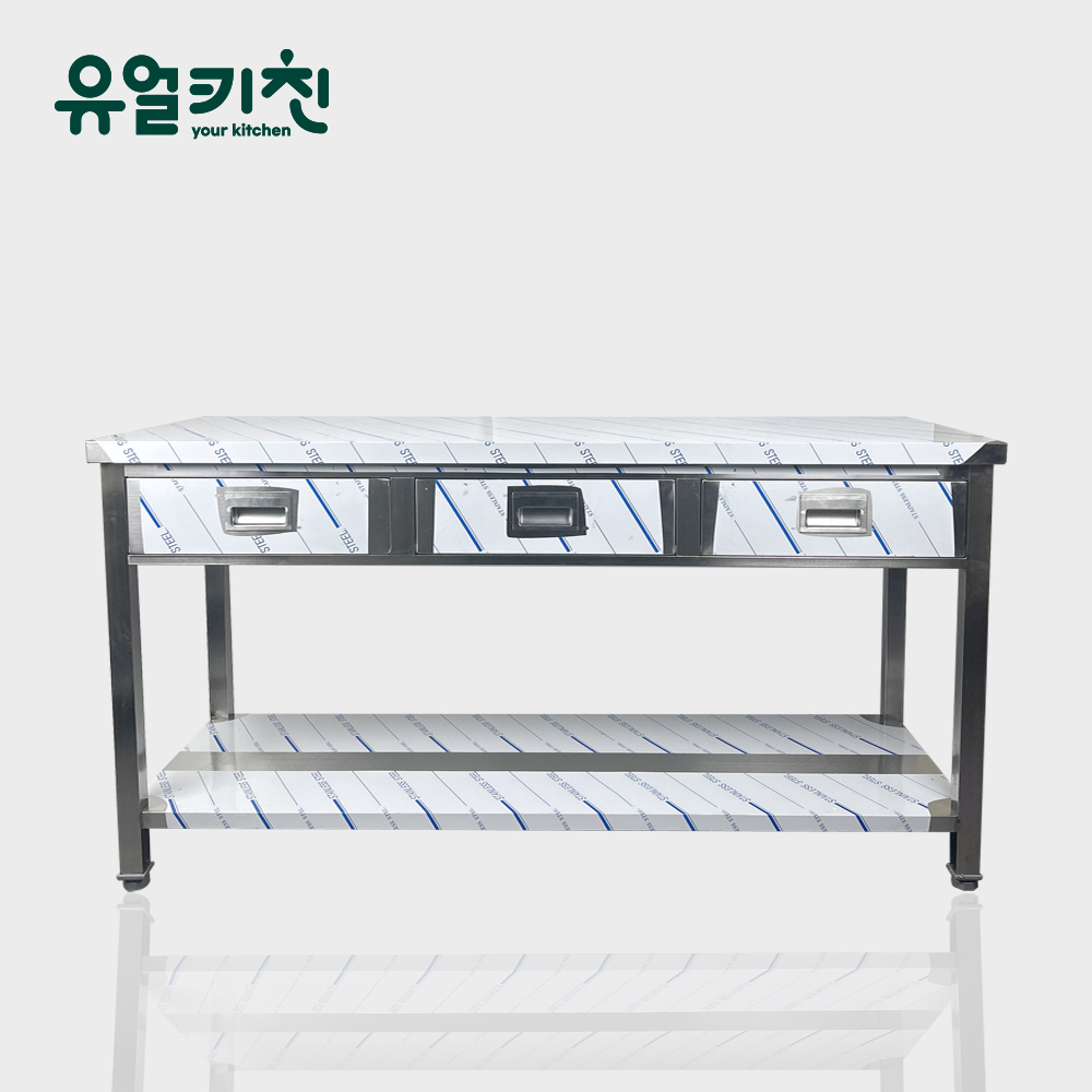 업소용 스텐 작업대 서랍 조리대 선반 제작 1800