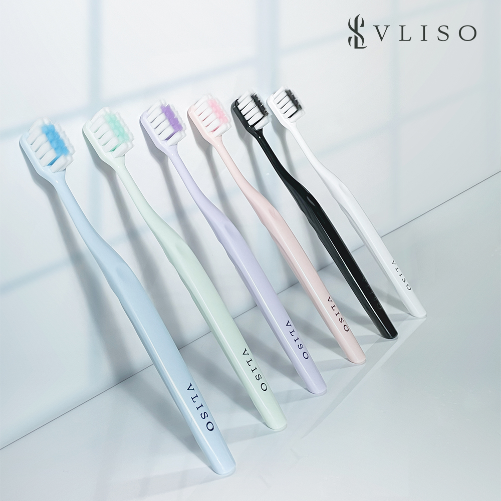 [넾다세일] VLISO 브리소 마이크로와이드 토탈케어 칫솔 6개입 미세모 이중미세모 잇몸 임산부 - 상세 이미지 4