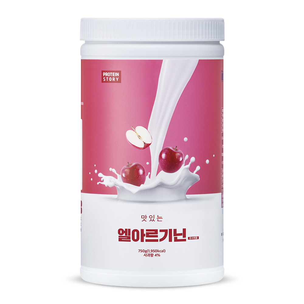 프로틴스토리 맛있는 L아르기닌 쥬시애플 750g 아르지닌 5000mg