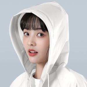 여성 일회용 우비 EVA 여행 휴대용 커플 캠핑 판초우의 착용 후기 | 사이즈/핏 총정리 - 상품 이미지 3