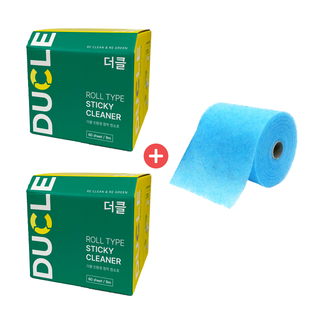 닥터에클린 더클 점착식 청소포 애완동물 털청소 본품2팩+리필 1팩 추가