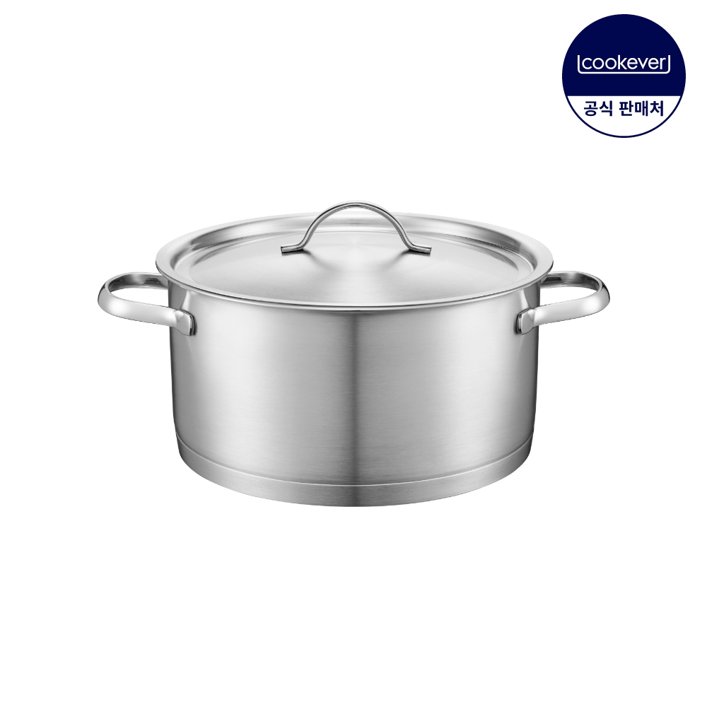 쿡에버 에센셜 인덕션 스텐 양수 냄비 24cm