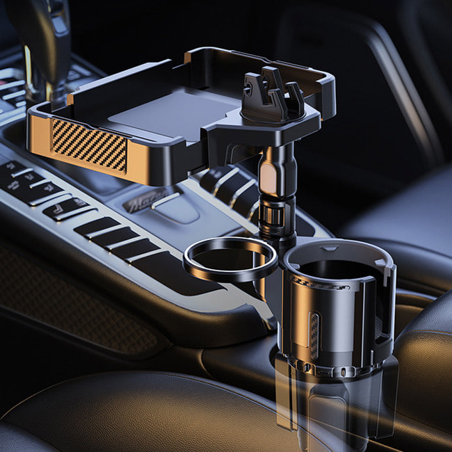 벤오토 포맥스 차량용컵홀더트레이 멀티 자동차컵홀더 조절형 제품 이미지