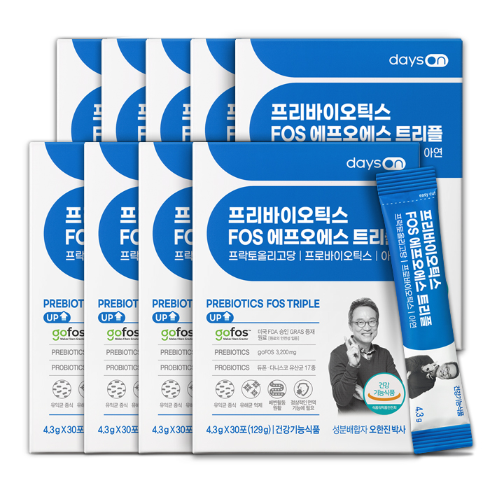[쇼핑백 제공] 데이즈온 오한진 프리바이오틱스 FOS 트리플 9개월 - 상세 이미지 3