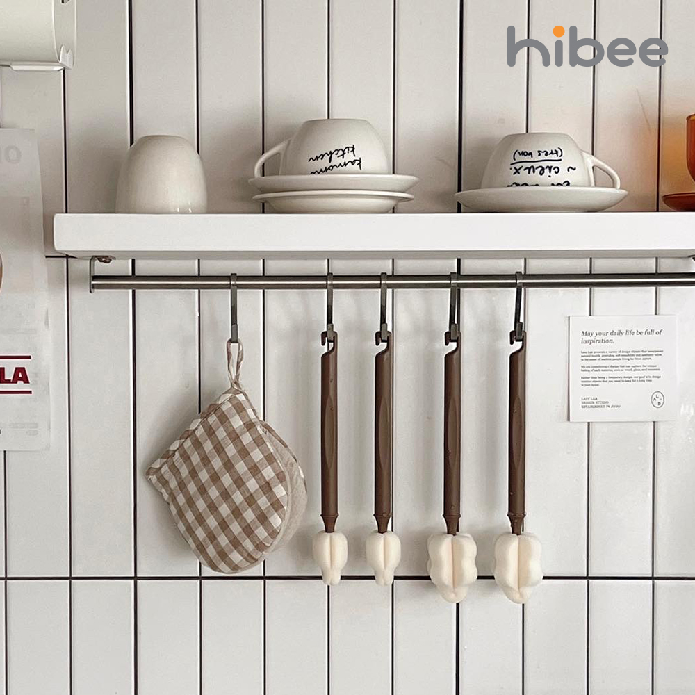 1세트+1세트 하이비 몽글이 젖병솔 젖병세척솔 롱미니 브러쉬