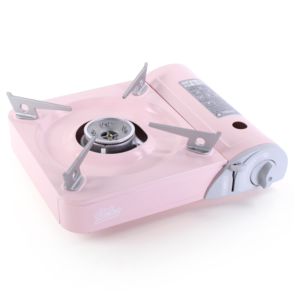 휴대용 가스버너 핑크 썬터치 고화력 버너 브루스타