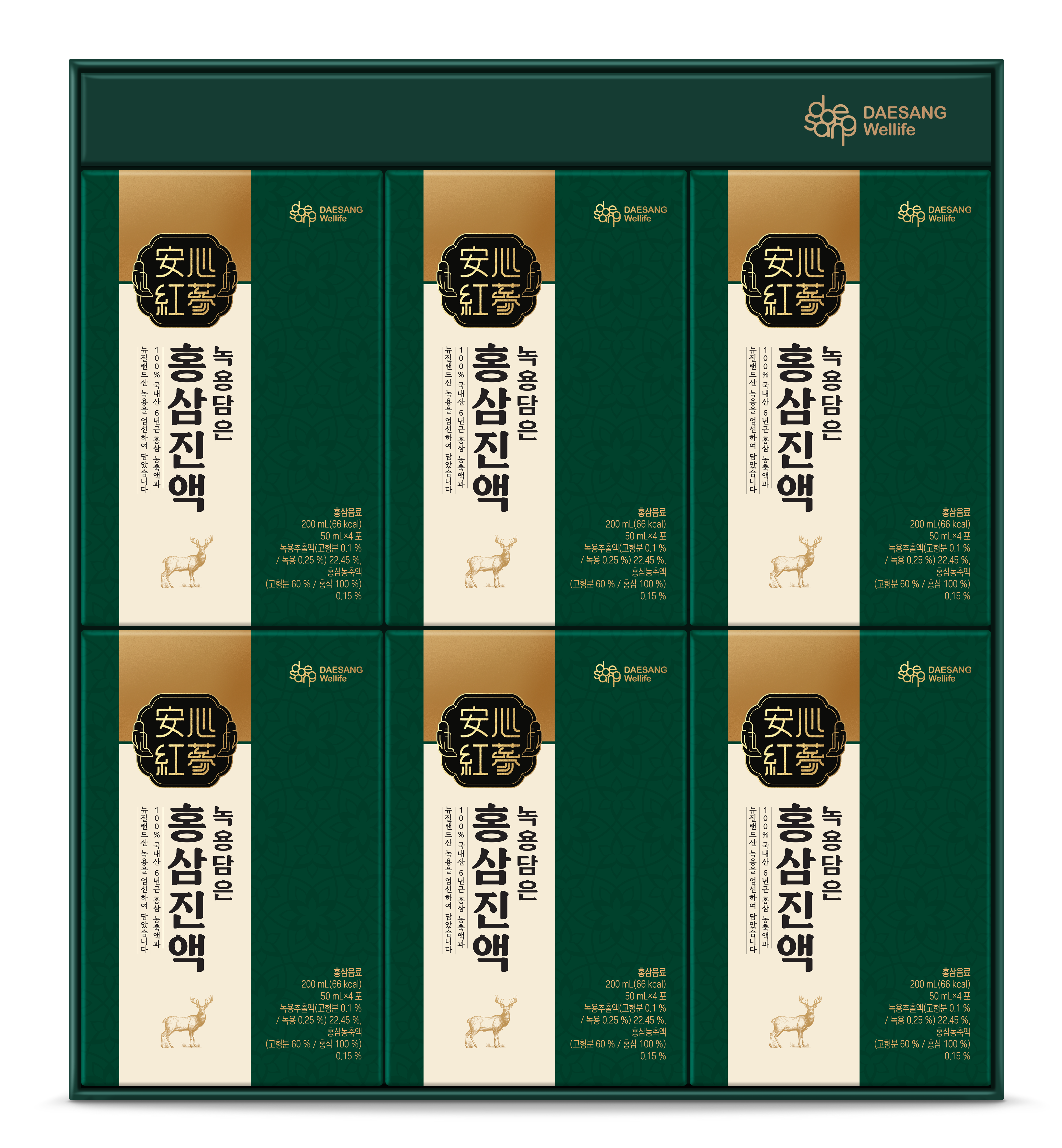웰라이프 녹용 담은 홍삼진액 50 mL x 24포 - 상세 이미지 2
