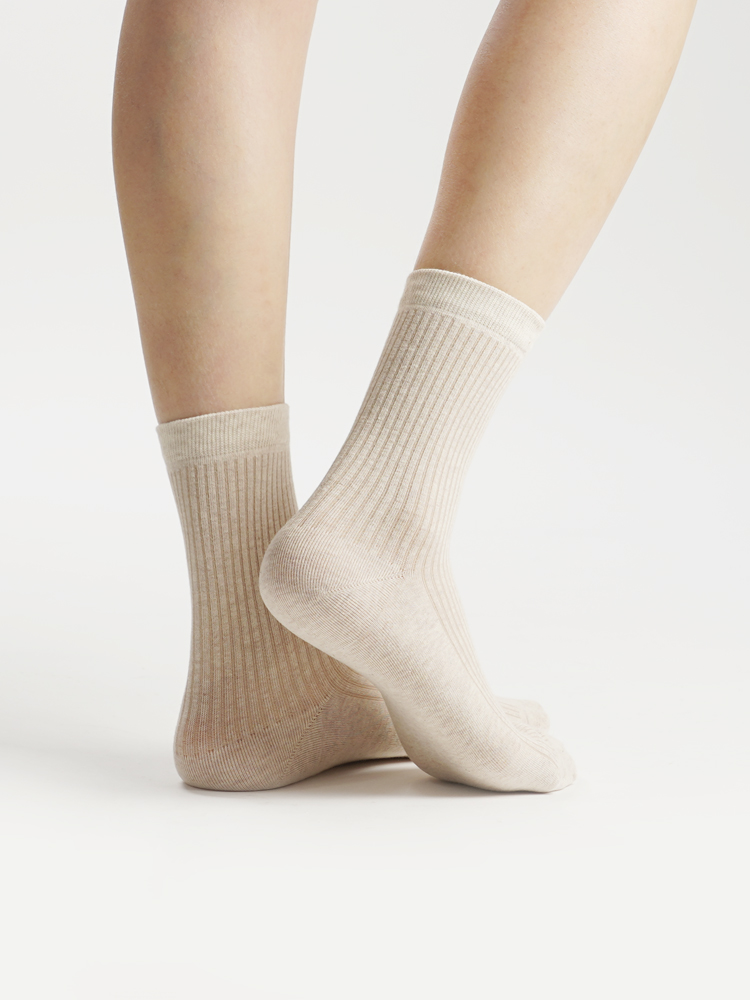 삭피엔스 여자 중목 골지 발목이 가늘어 보이는 양말 8켤레 세트 N배송