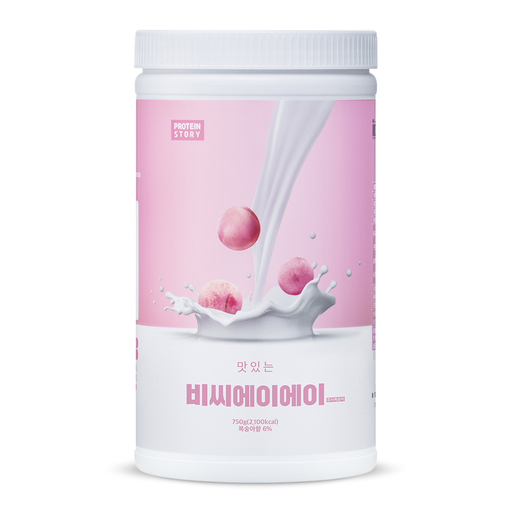 프로틴스토리 맛있는 BCAA 쥬시복숭아 750g - 상품 이미지