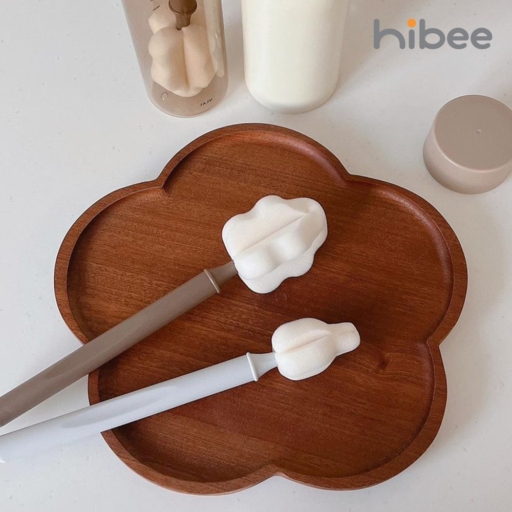 1세트+1세트 하이비 몽글이 젖병솔 젖병세척솔 롱미니 브러쉬