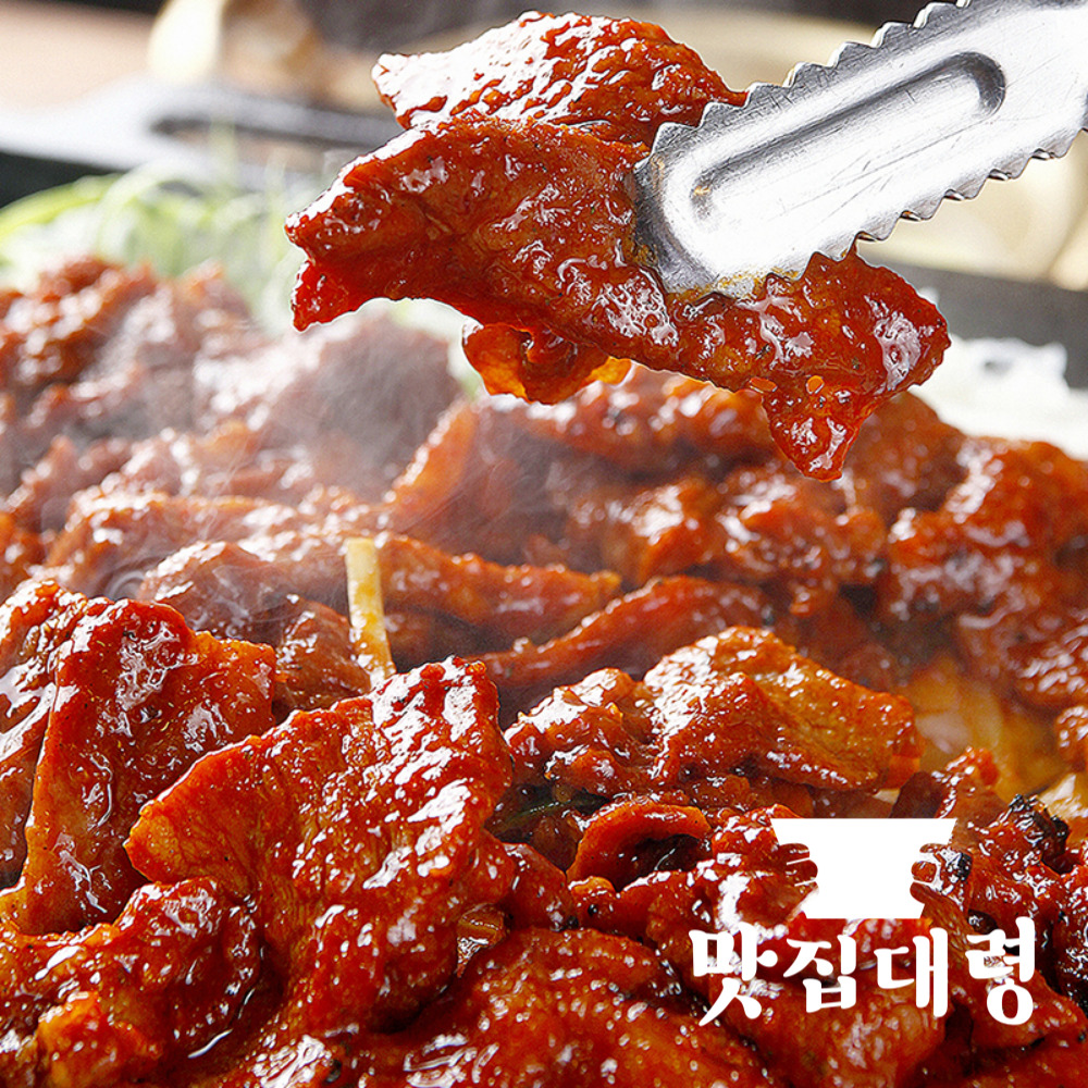 맛집대령 1등급 한돈 고추장불고기 신선 진공포장 국내산 매콤한 돼지불고기 대용량 3kg - 메인 이미지
