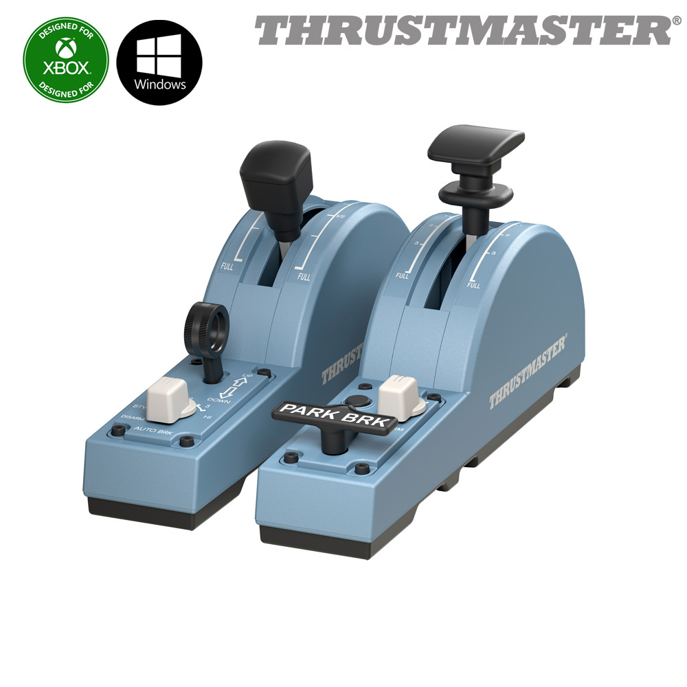 트러스트마스터 TCA QUADRANT ADD-ON AIRBUS EDITION (PC용) 비행 조이스틱 게임 장비 - 상품 이미지
