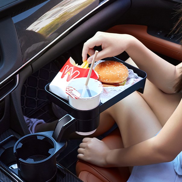 차량용 컵홀더 트레이 테이블 확장형 선반 멀티 - 상세 이미지 4