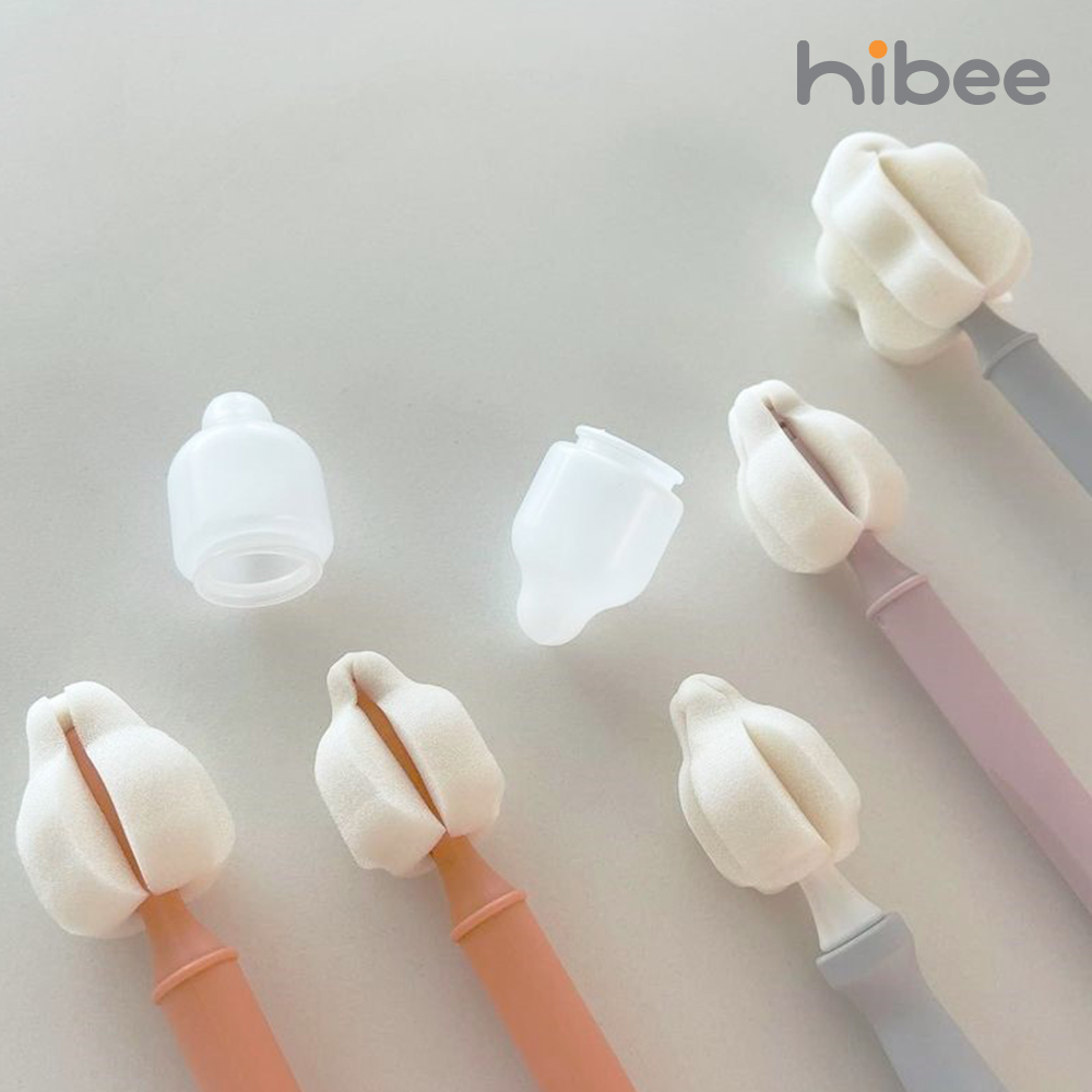 1세트+1세트 하이비 몽글이 젖병솔 젖병세척솔 롱미니 브러쉬