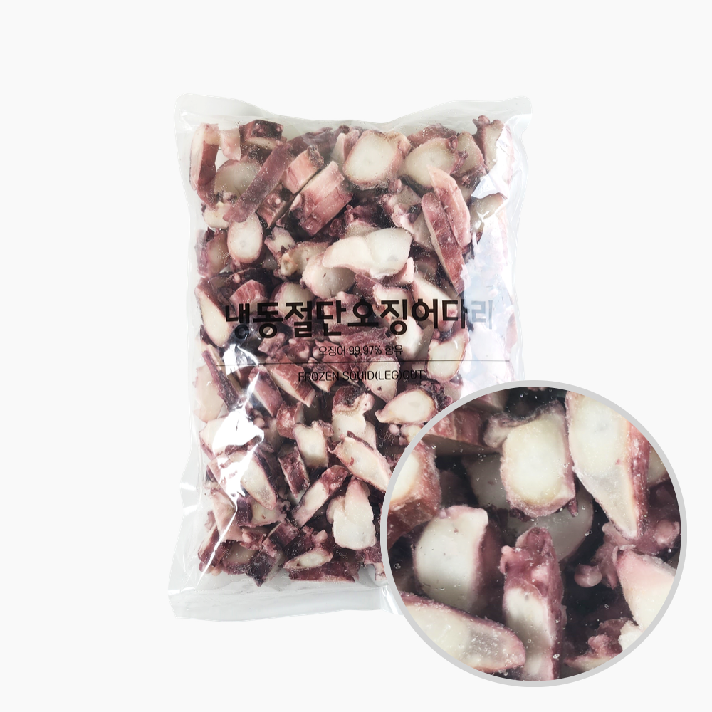 아토 가문어 오징어 다리 슬라이스 AT 타코야끼 단족 1kg, 1개 - 상품 이미지