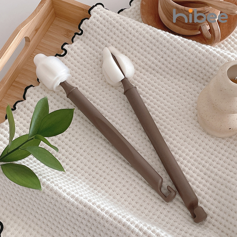 1세트+1세트 하이비 몽글이 젖병솔 젖병세척솔 롱미니 브러쉬