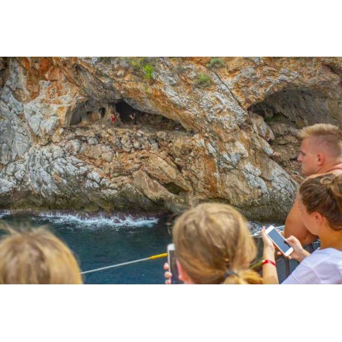 튀르키예 안탈리아, 벨렉, 케메르 출발: 갤리온 해적선 여행 & 점심 식사 이미지 4