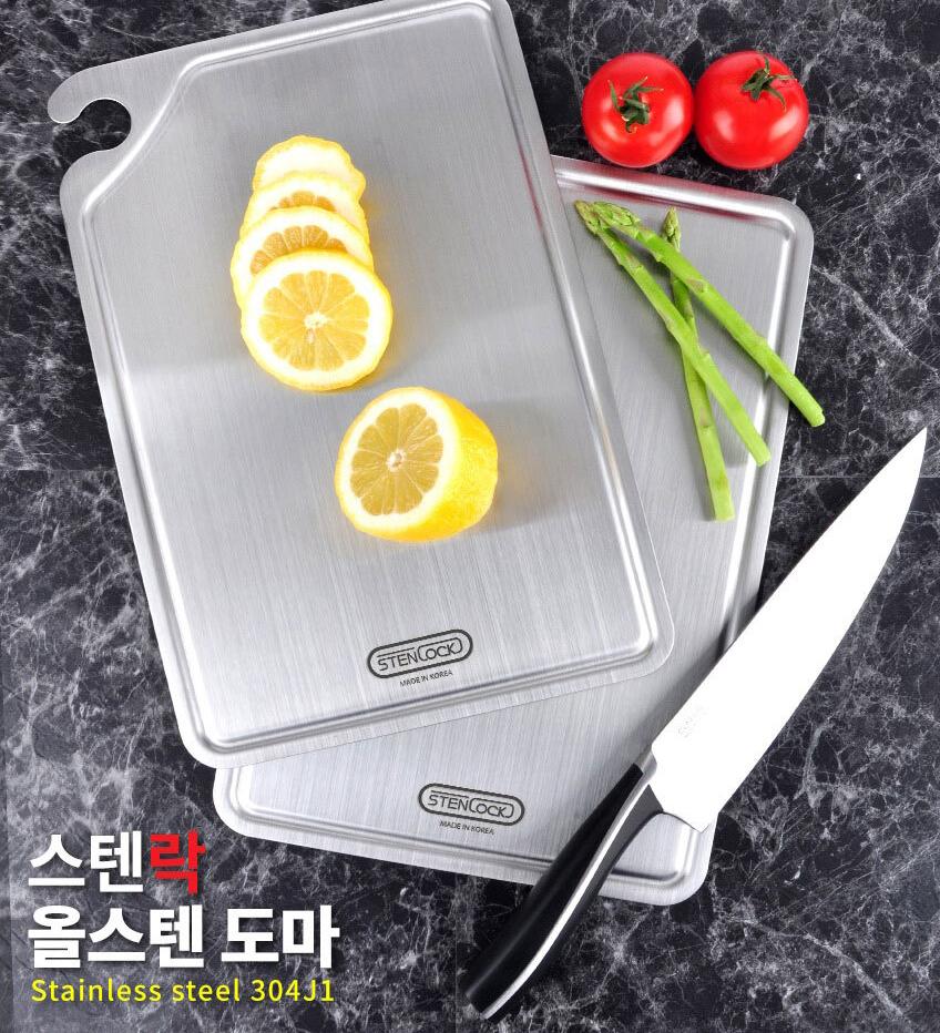 국산 스텐도마 위생 김치용도마 고기 걸이형도마 - 상세 이미지 2
