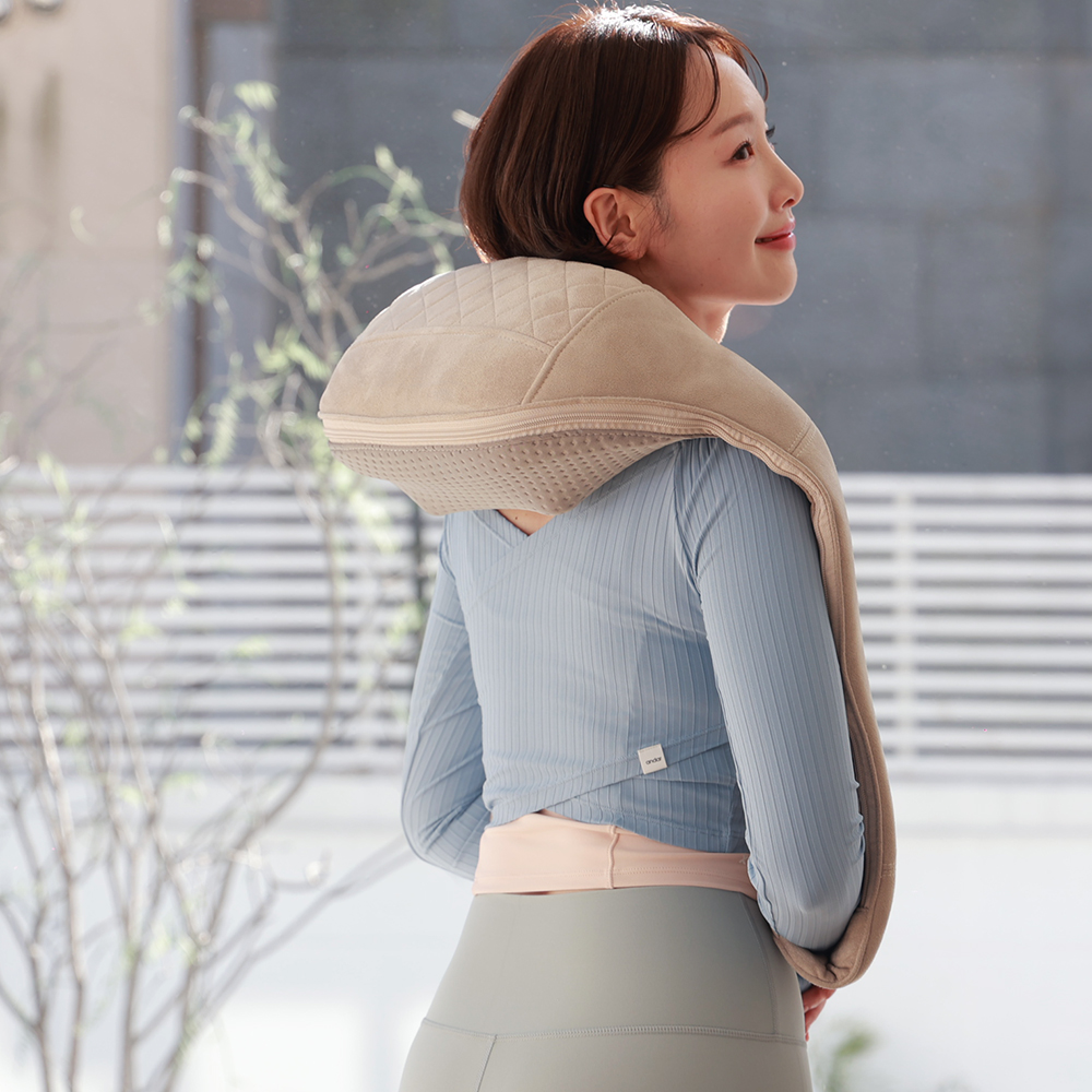 휴플러스 무선 목 어깨 안마기 마사지기 듀얼태핑 두드림 코드제로 Cordzero-3300 상세 이미지 5