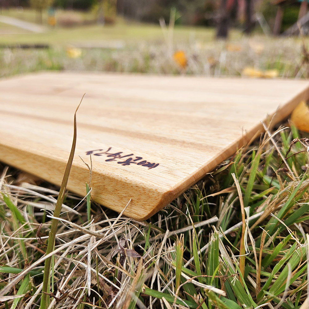 나무도마 캄포 원목 향균 양면 위생 사선 중형 신현공예