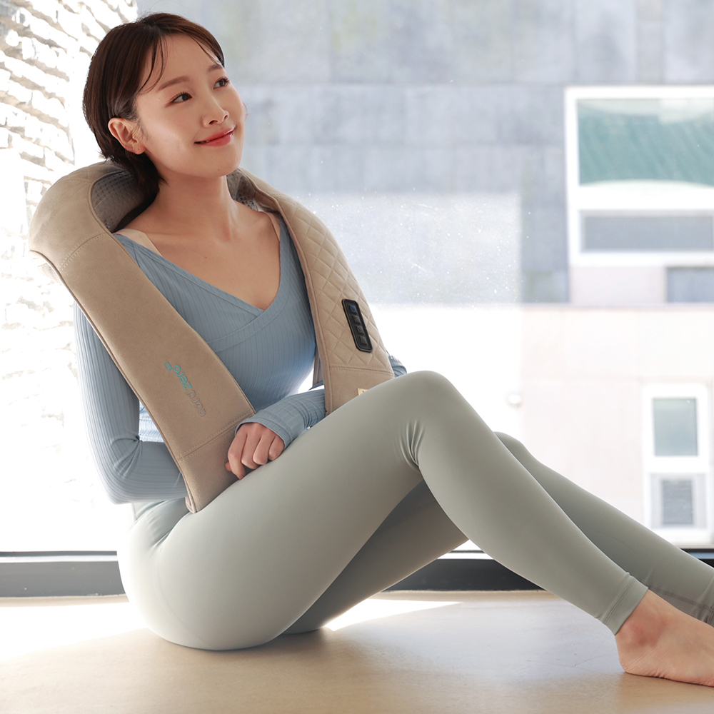 휴플러스 무선 목 어깨 안마기 마사지기 듀얼태핑 두드림 코드제로 Cordzero-3300 상세 이미지 3