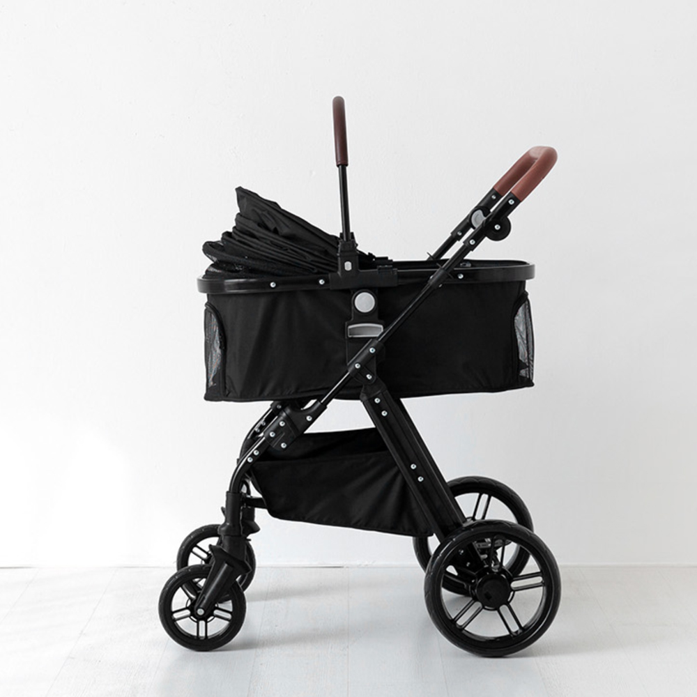 워크멍 접이식 분리형 강아지유모차 개모차 다크브라운 4101.5687, FREE(One size)